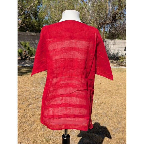 Vintage 1990s Guatemalan Multi-Butterfly Embroidered Festival Pullover Shirt Top - Picture 4 of 8